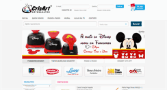 Desktop Screenshot of crisart.com.br